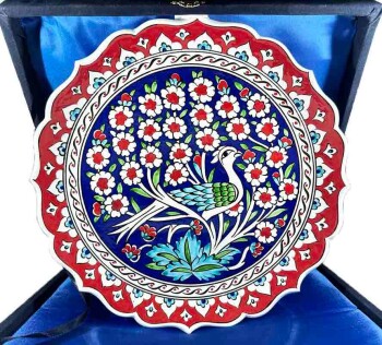 Paradise Garden 25cm Iznik Ceramic Plate - 1