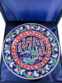 Paradise Garden Iznik Tile Plate 30cm - 3