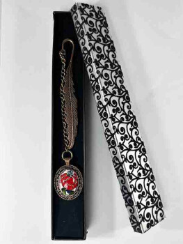 Pomegranate Motif Iznik Tile Bookmark - 2