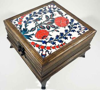 Pomegranate Motif Storage Box - 1