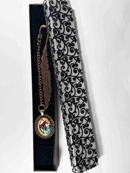 Red Tulip Ceramic Bookmark - 2