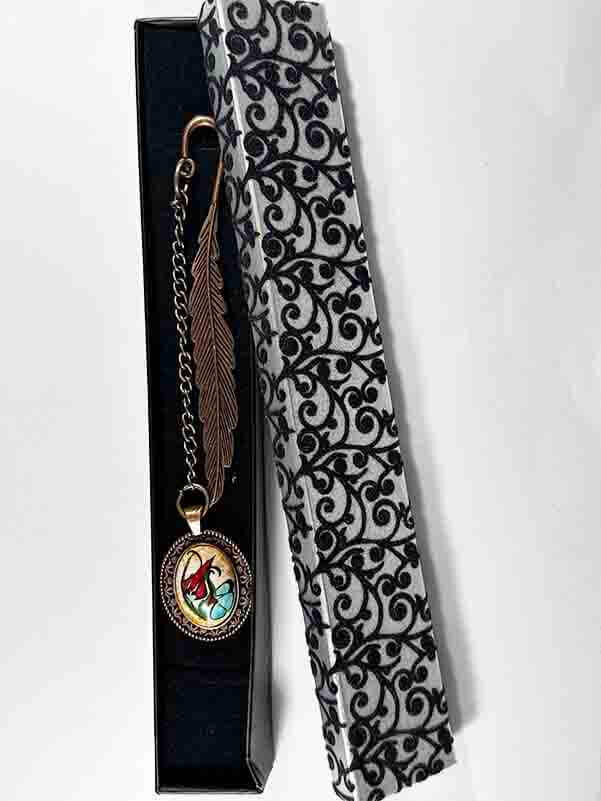 Red Tulip Ceramic Bookmark - 2