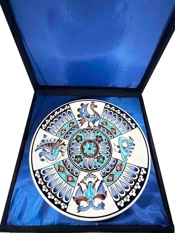 Seljuk Bird 30cm Iznik Tile Plate - 3