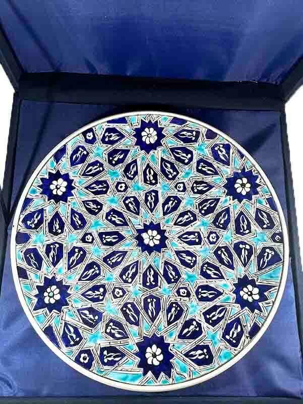 Shine of Seljuk Star 30cm Iznik Tile Plate - 3