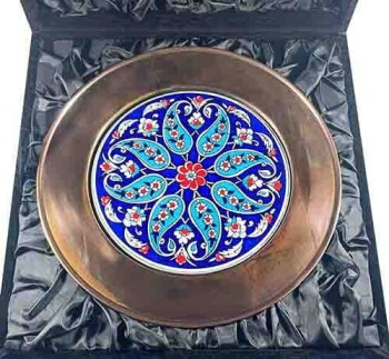 Special Gift, Copper Iznik Plate - 3