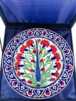 Thank You Gift 30cm Iznik Tile Plate - 3