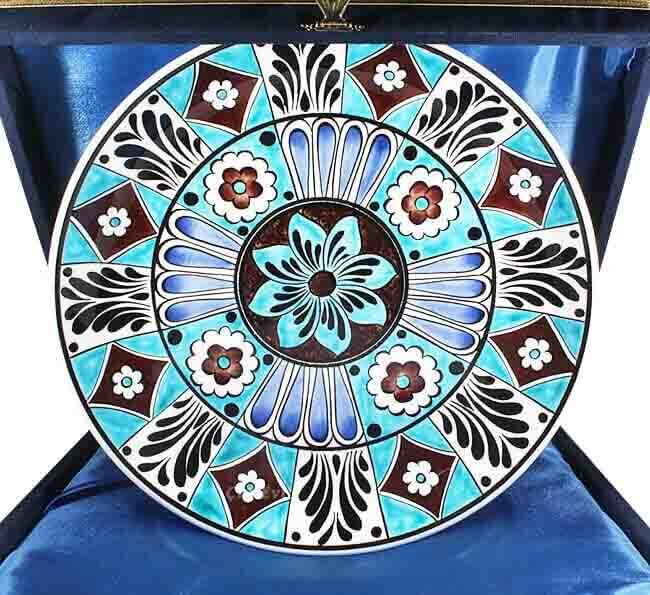 Thanks Gift Iznik Pottery Plate - 1