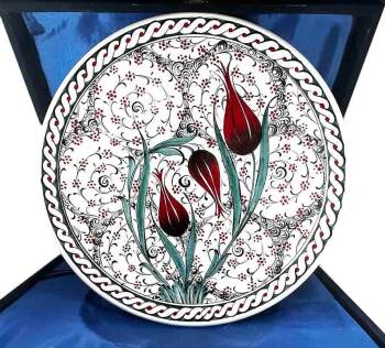 VIP Gift for Government Officials Iznik Tile Plate - 1