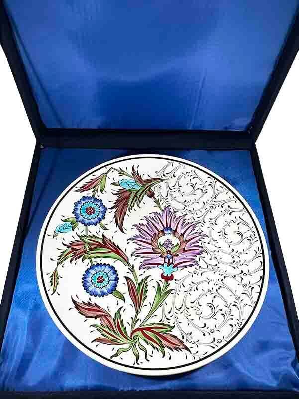 VIP Gift for Member of Parliament Iznik Tile Plate - 3