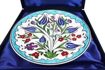 VIP Iznik Pottery Plate de 25 cm Modèle de printemps - 3