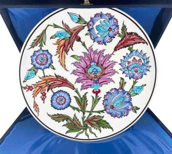 Vip Iznik-Teller im Damaskus-Stil, 30 cm - 1