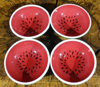 Watermelon Patterned Bowl Set - 1