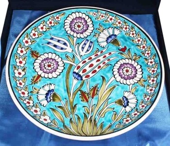 Windy Garden Iznik Pottery Assiette - 3